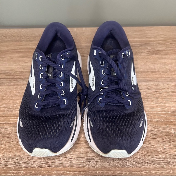 Brooks Ghost 15 Running Shoes – Peacoat / Navy / White – Women’s 7.5 - Picture 2 of 7